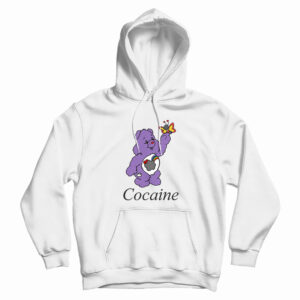 Cocaine Care Bear Hoodie For UNISEX