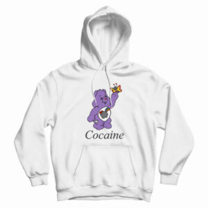 Cocaine Care Bear Hoodie For UNISEX