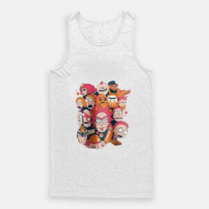 Collage Rick and Morty Pickle Rick Tank Top