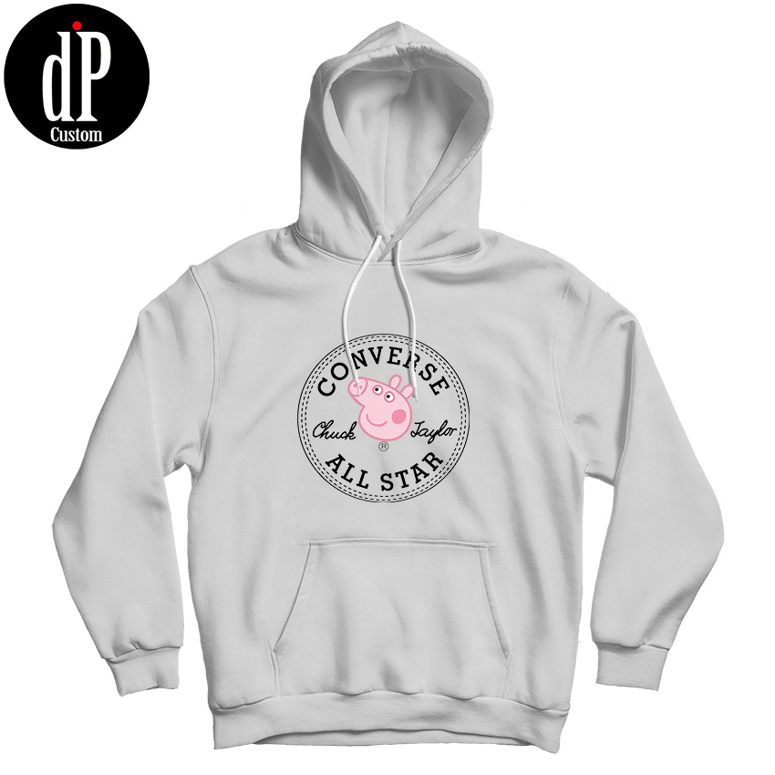 Converse All Star Peppa Pig Parody Hoodie Converse All Star Peppa Pig Parody Hoodie