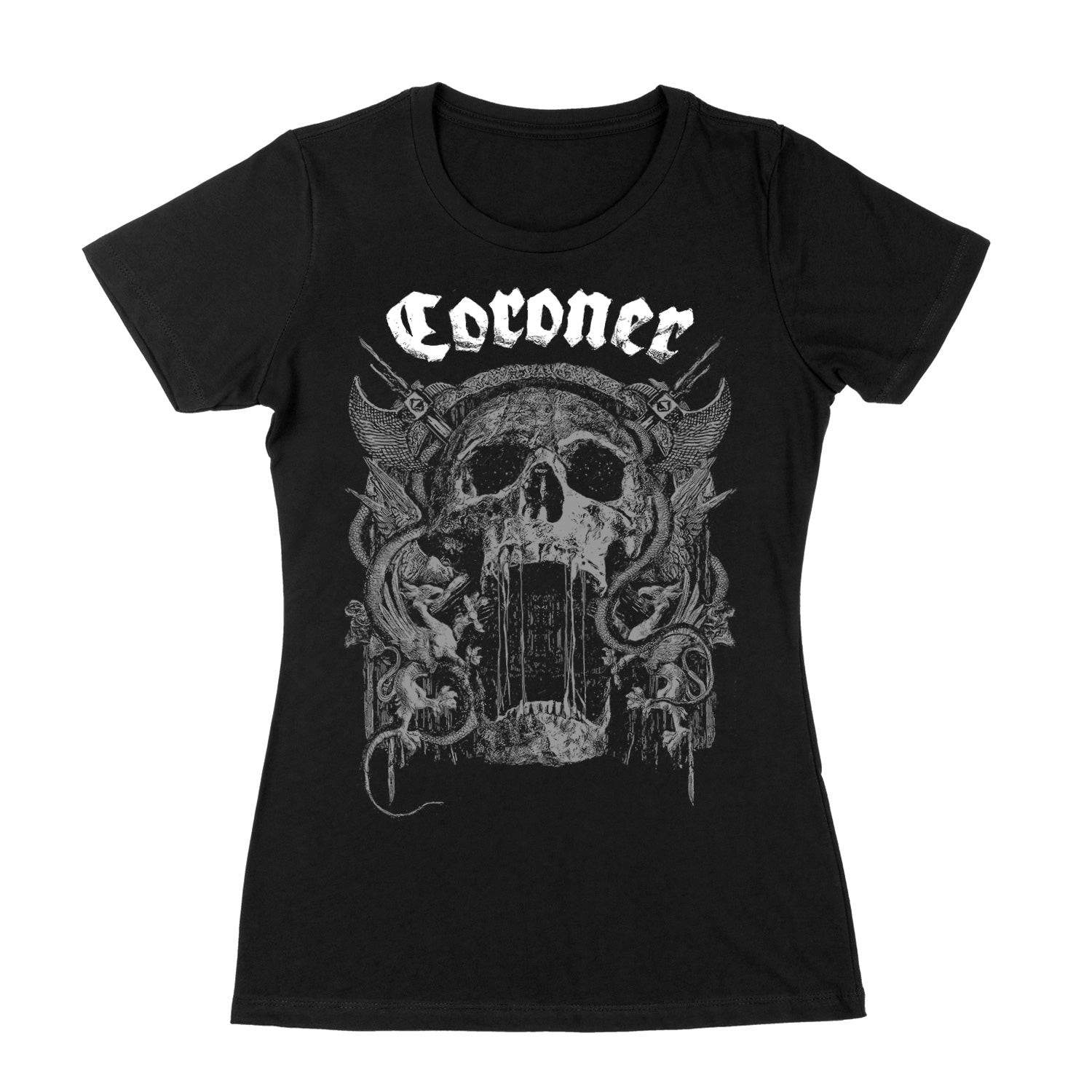 Coroner Skull 2022 Tour Girls T-shirt Coroner Skull 2022 Tour Girls T-shirt