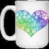 Corsoholic Heart Mug