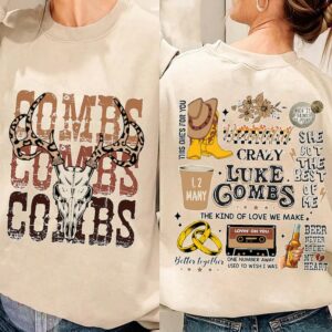 Cowboy Combs T-shirt Luke World Tour 2023 Tee Shirt
