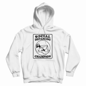 Creepy Speedo Guy Social Distancing Champion Hoodie For UNISEX