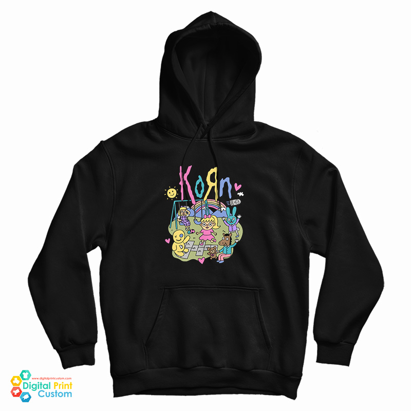 Cute Korn Cartoon Hoodie For UNISEX Cute Korn Cartoon Hoodie For UNISEX
