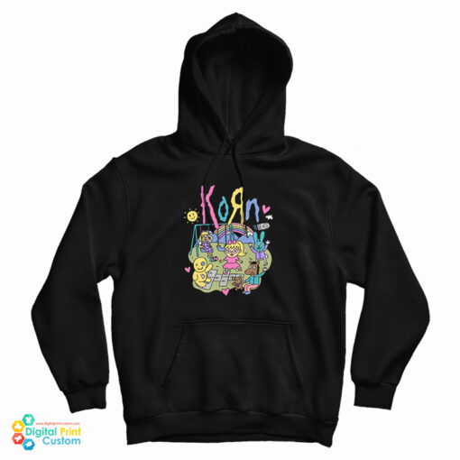 Cute Korn Cartoon Hoodie For UNISEX Cute Korn Cartoon Hoodie For UNISEX