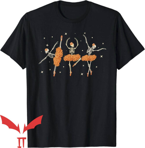 Dancing Skeleton T-Shirt Ballerina Ballet Dance