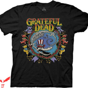 Dancing Skeleton T-Shirt Grateful Dead