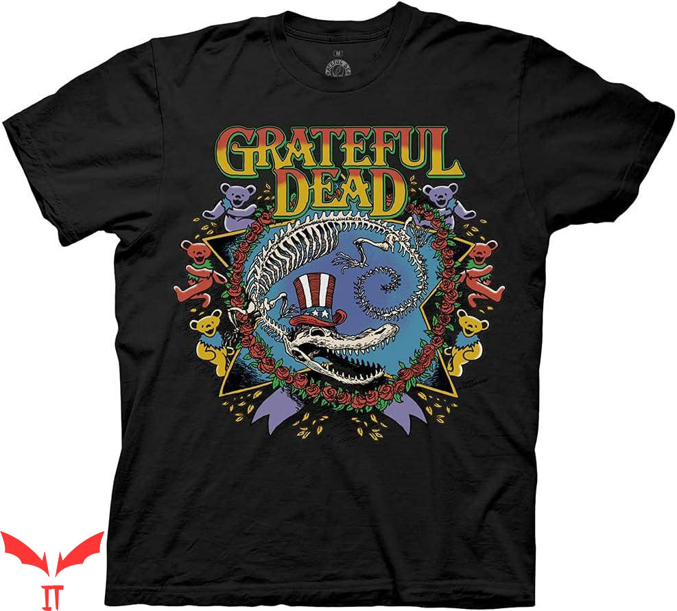 Dancing Skeleton T-Shirt Grateful Dead Dancing Skeleton T-Shirt Grateful Dead