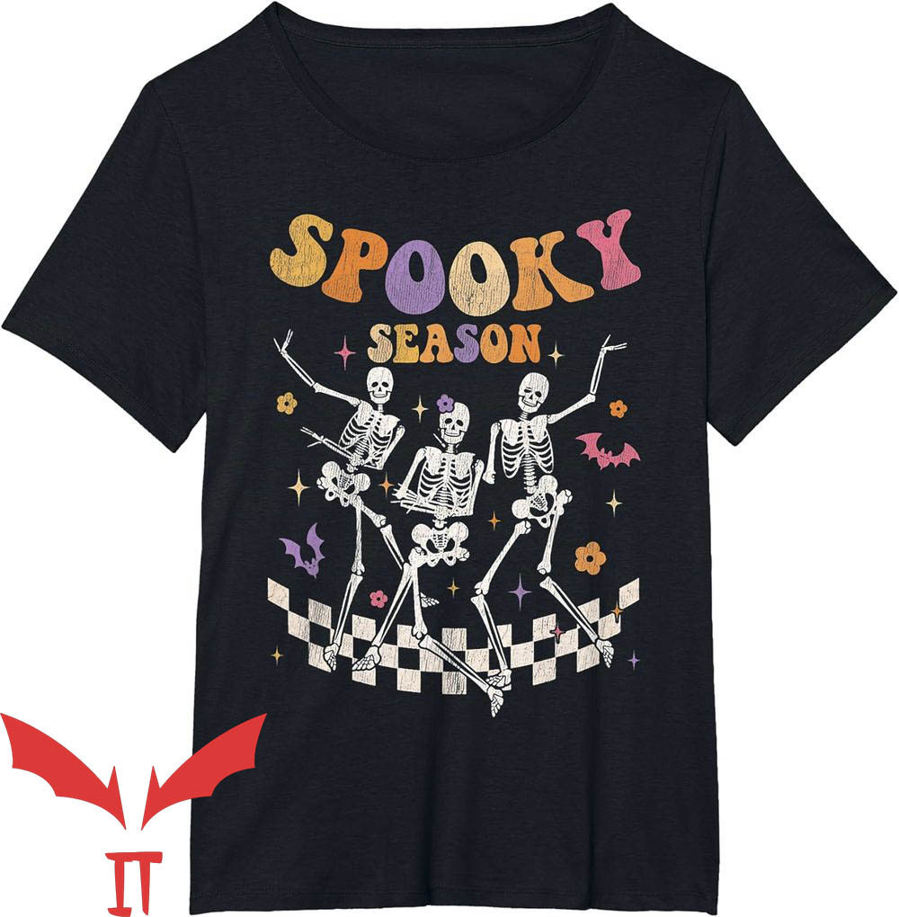 Dancing Skeleton T-Shirt Groovy Spooky Season Dancing Skeleton T-Shirt Groovy Spooky Season