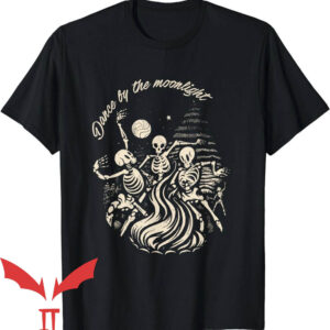 Dancing Skeleton T-Shirt Halloween Scary Skeleton