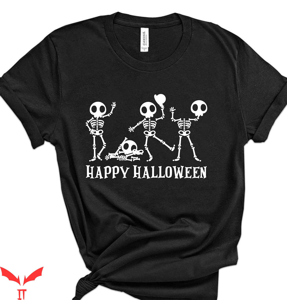 Dancing Skeleton T-Shirt Happy Halloween Dancing Skeleton T-Shirt Happy Halloween