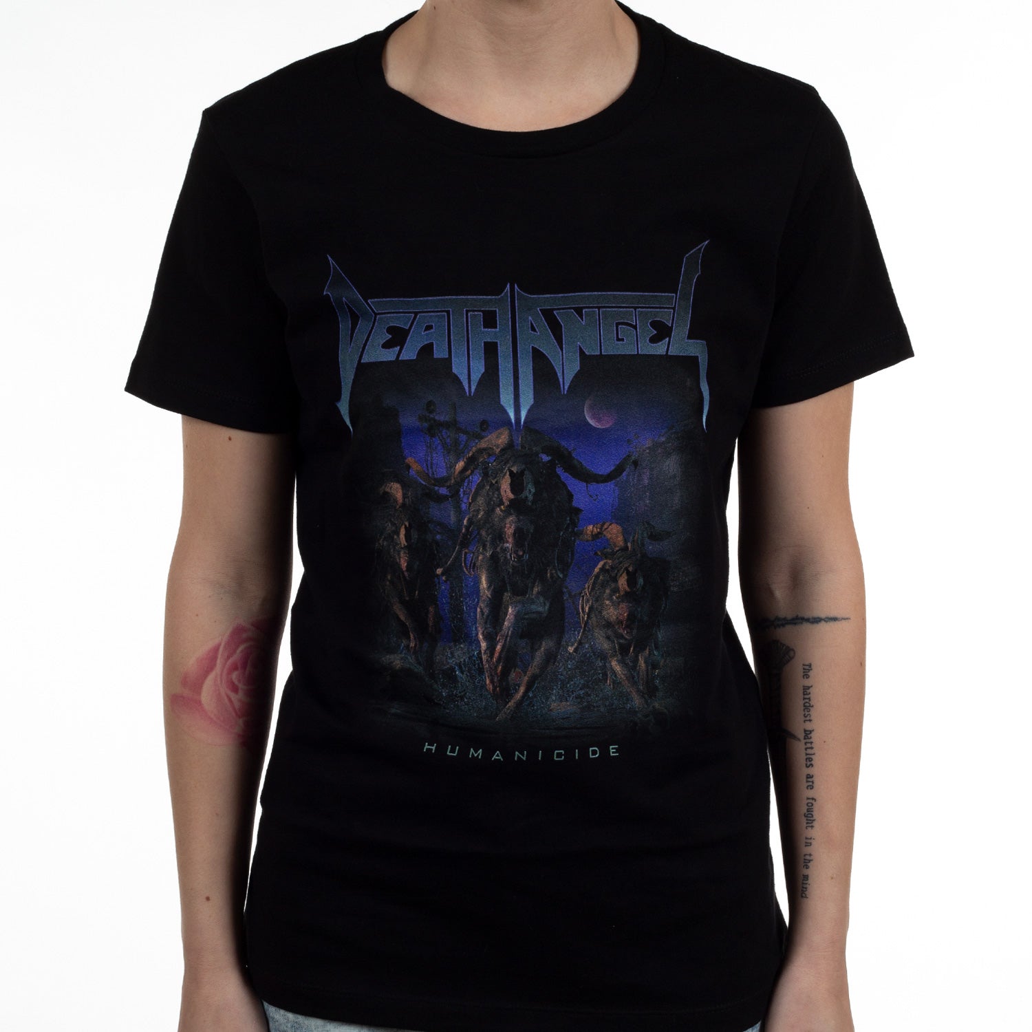 Death Angel Humanicide Girls T-shirt Death Angel Humanicide Girls T-shirt