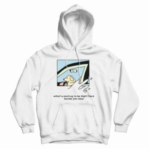 Dog Driver What A Feeling To Be Right Here Hoodie For UNISEX