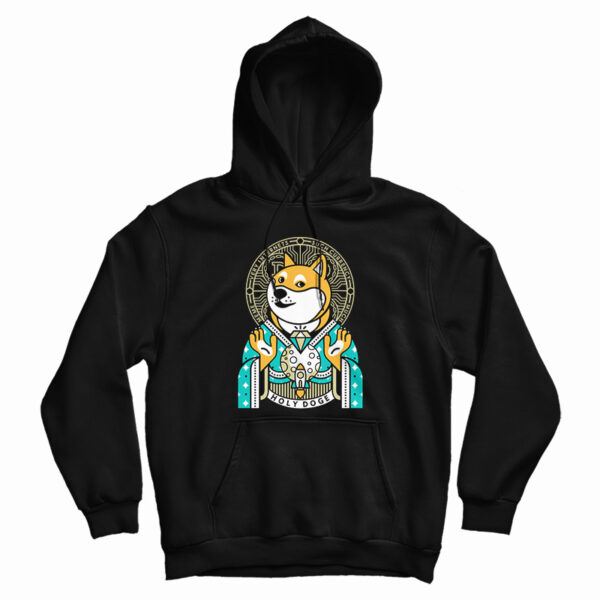 Dogecoin Holy Doge Meme Hoodie For