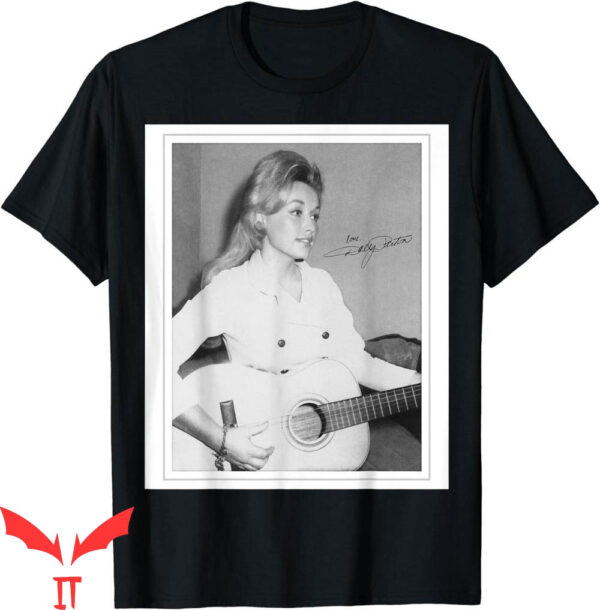 Dolly Parton Dallas Cowboys T-Shirt Vintage Polaroid