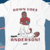 Down Goes Anderson T-Shirt Punch Out T-Shirt Trending