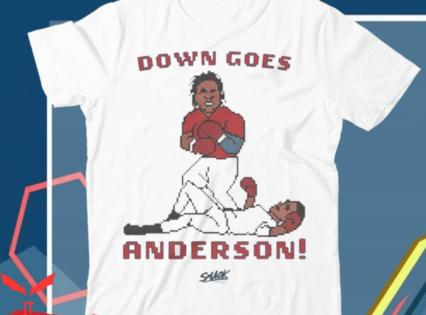 Down Goes Anderson T-Shirt Punch Out T-Shirt Trending