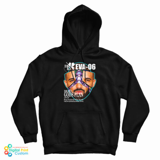Drake Evangelion Eva 06 Gods Plan Hoodie Drake Evangelion Eva 06 Gods Plan Hoodie