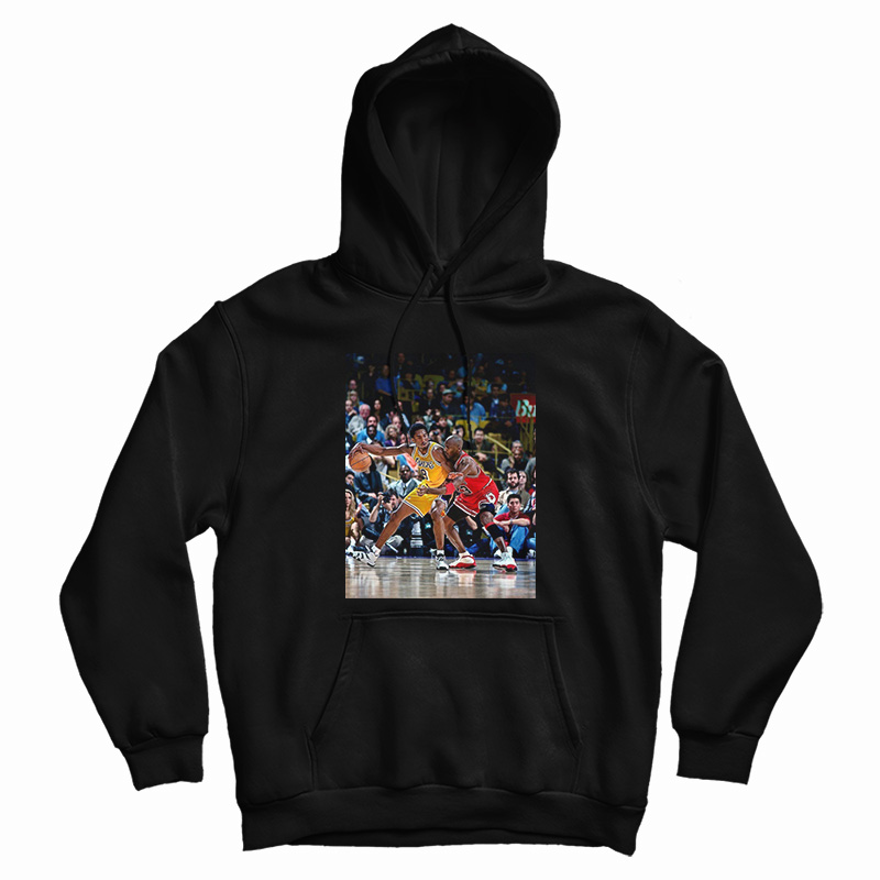 Duel Of Icons MJ Vs Kobe Bryant Hoodie Duel Of Icons MJ Vs Kobe Bryant Hoodie