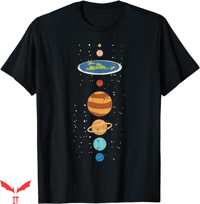Earth Is Flat T-Shirt Flat Earth And Planets Funny Trending Earth Is Flat T-Shirt Flat Earth And Planets Funny Trending