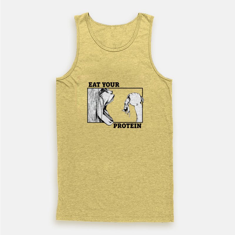 Eat Your Protein Attack On Titan Anime Tank Top Eat Your Protein Attack On Titan Anime Tank Top
