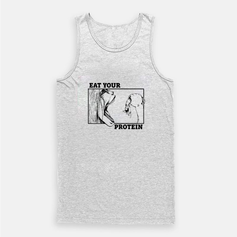 Eat Your Protein Attack On Titan Anime Tank Top Eat Your Protein Attack On Titan Anime Tank Top