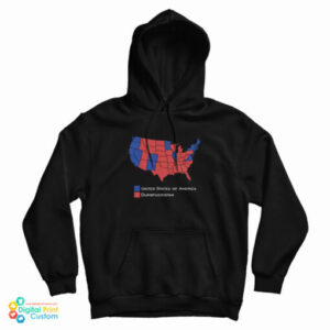 Election Map United States Of America Dumbfuckistan Hoodie