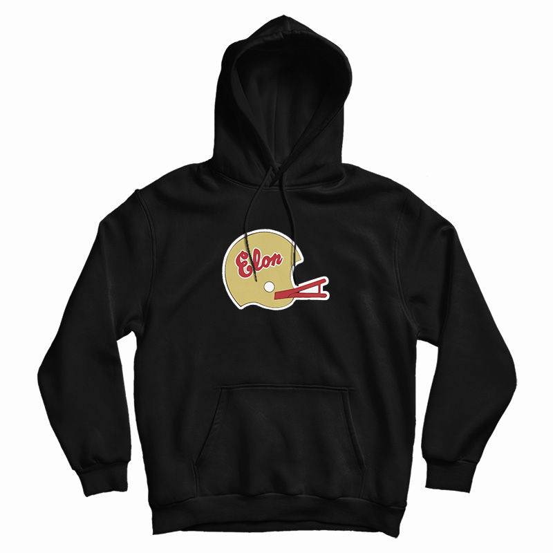 Elon Football 1980's Helmet Hoodie For Elon Football 1980's Helmet Hoodie For