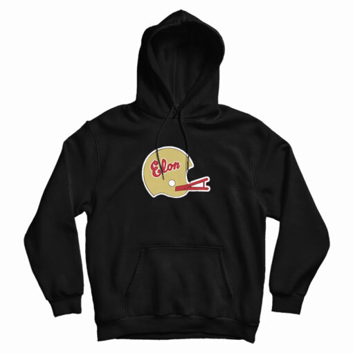 Elon Football 1980's Helmet Hoodie For Elon Football 1980's Helmet Hoodie For