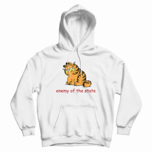 Enemy Of The State Garfield Hoodie For UNISEX