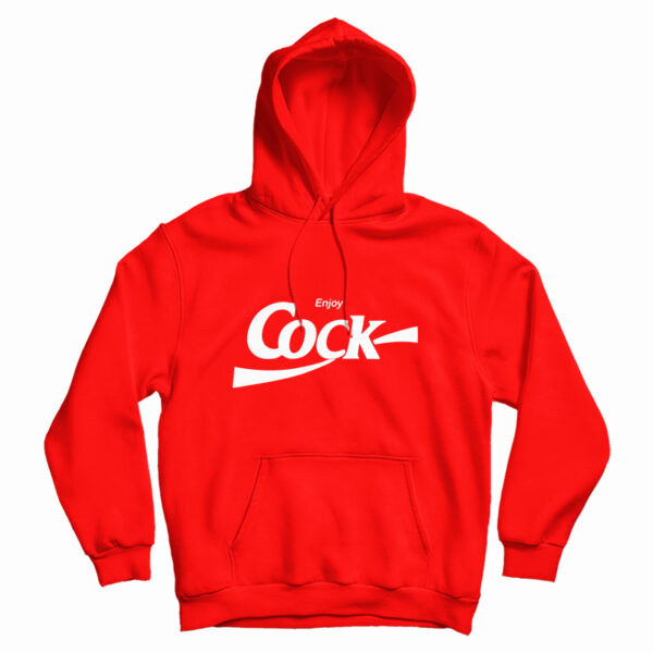 Enjoy Cock Coca Cola Parody Hoodie
