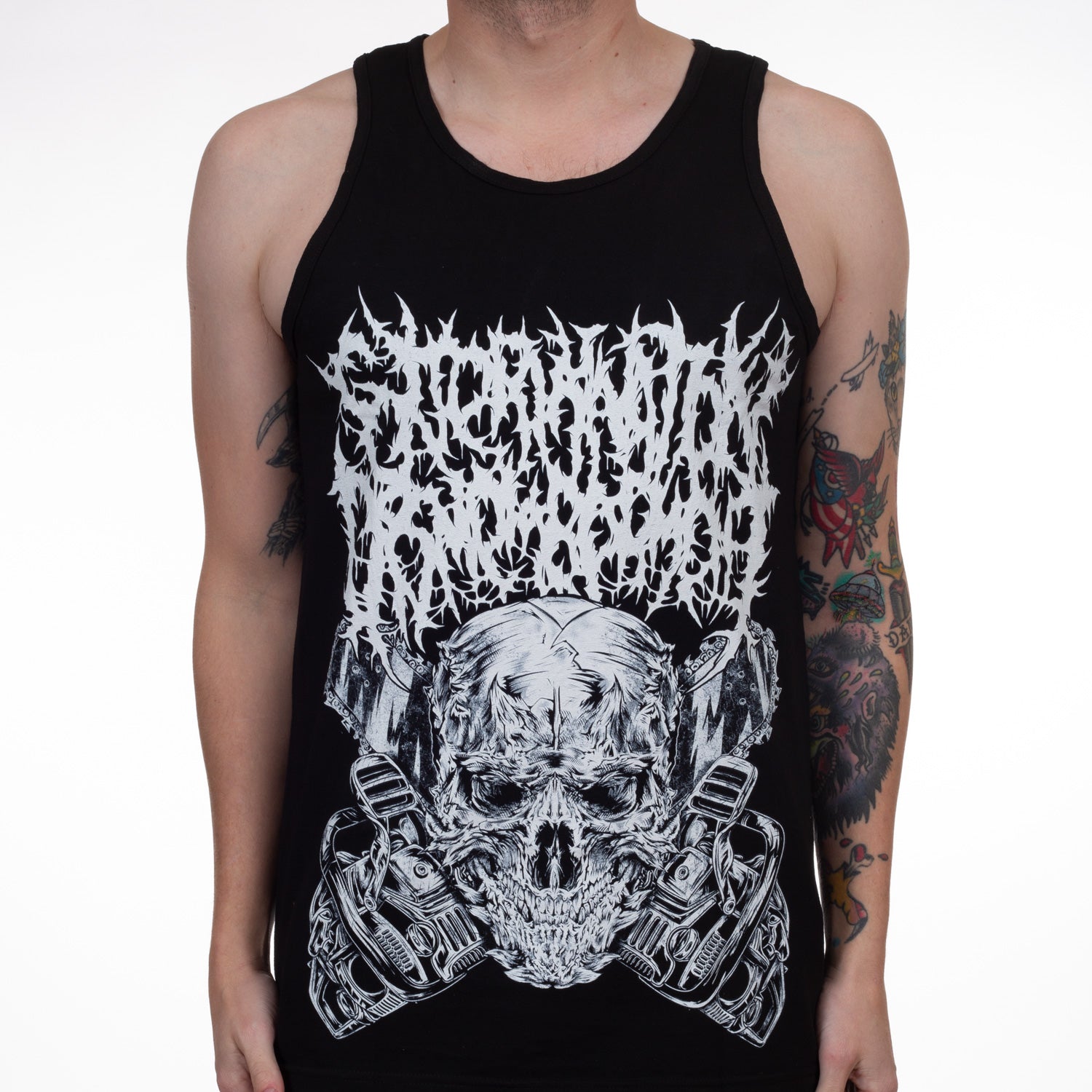 Extermination Dismemberment Chainsaw Tank Top Extermination Dismemberment Chainsaw Tank Top