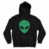 Extraterrestrial Alien Face Hoodie For