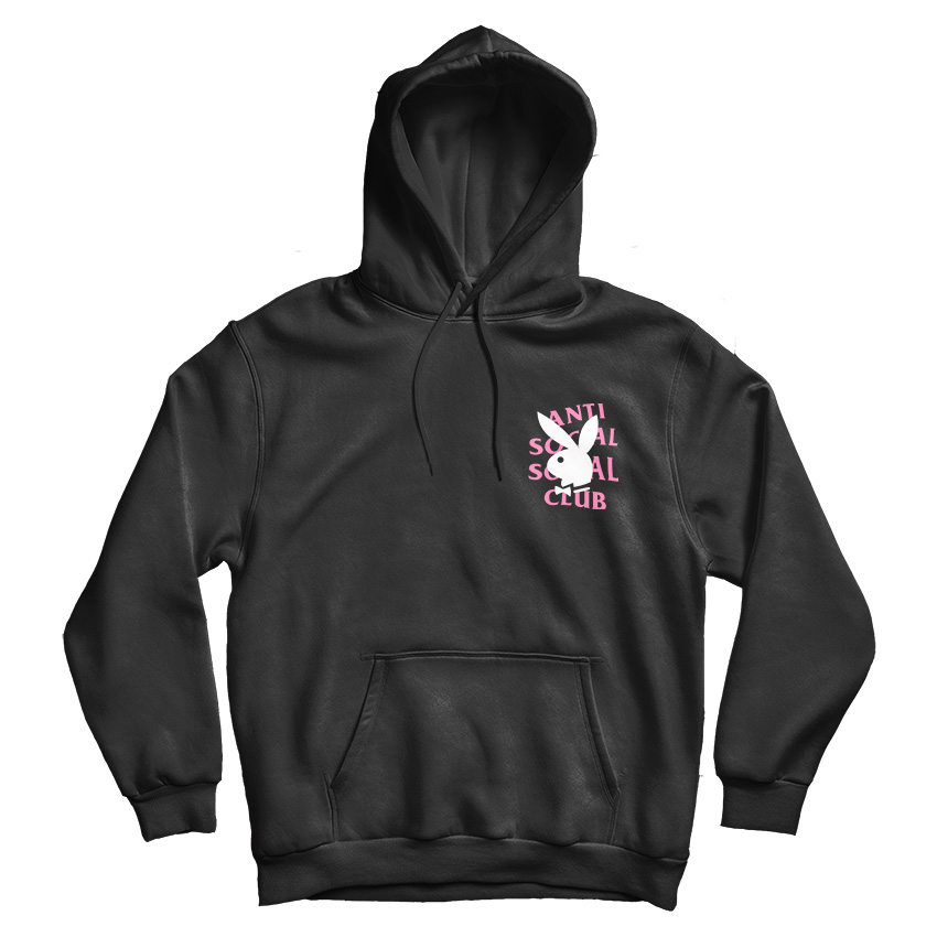 For Sale Anti Social Social Club X Play Boy Cheap Hoodie For UNISEX For Sale Anti Social Social Club X Play Boy Cheap Hoodie For UNISEX