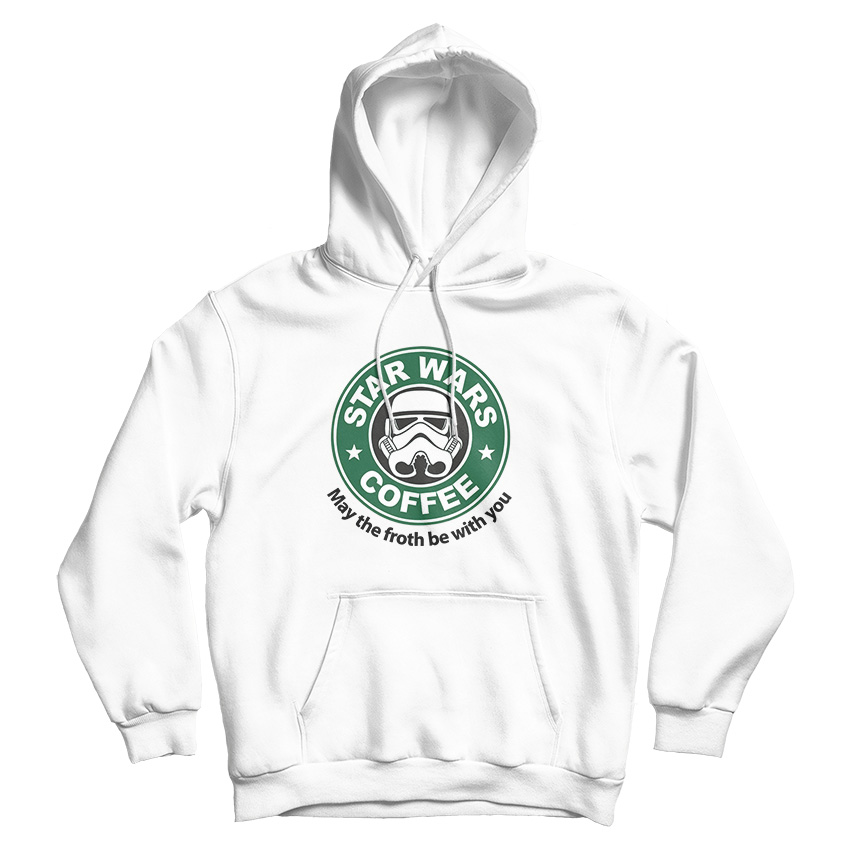 For Sale Starbucks Coffee Star Wars Coffee Logo Parody Hoodie UNISEX For Sale Starbucks Coffee Star Wars Coffee Logo Parody Hoodie UNISEX