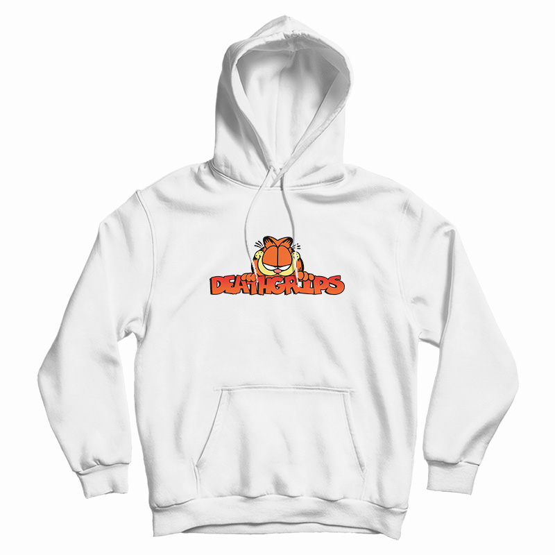 Funny Garfield Deathgrips Hoodie For UNISEX Funny Garfield Deathgrips Hoodie For UNISEX