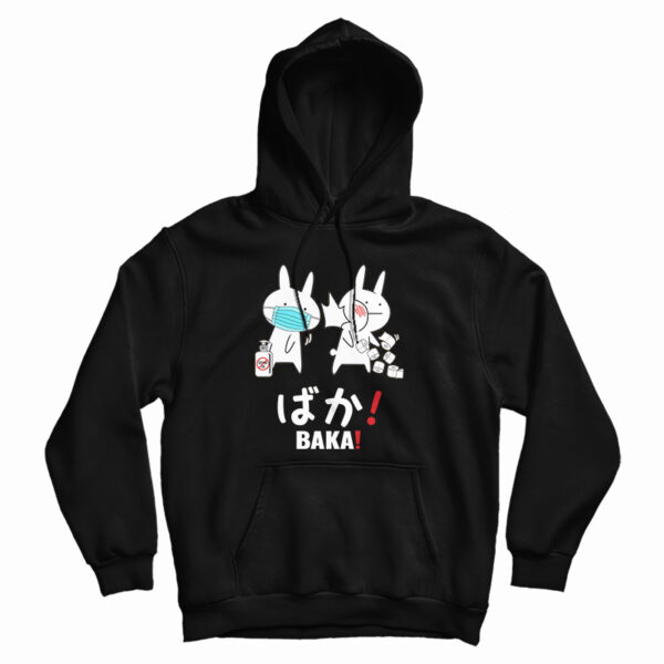 Funny Japanese Baka Rabbit Slap Hoodie For Men’s And Women’s