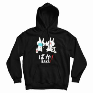 Funny Japanese Baka Rabbit Slap Hoodie For Men’s And Women’s