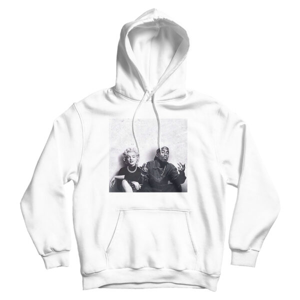 Funny Style Tupac Marilyn Monroe Couple Sweatshirt Hip-hop Legend