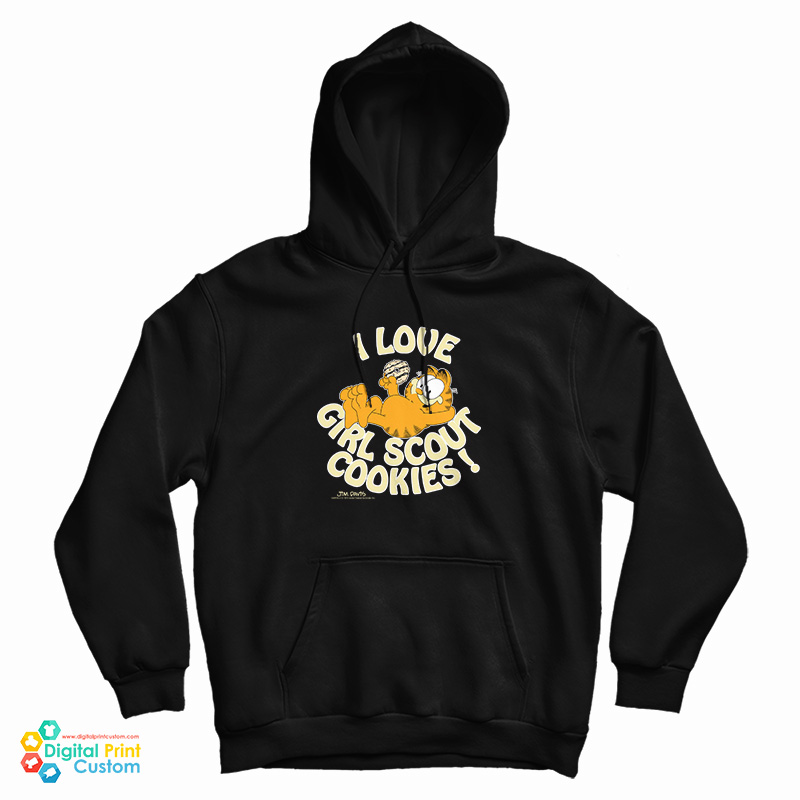 Garfield I Love Girl Scout Cookies Hood Garfield I Love Girl Scout Cookies Hood