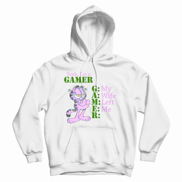 Garfield Yeah I’m A Gamer Hoodie For UNISEX
