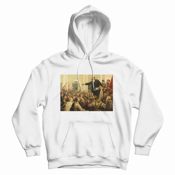 Get It Now Famous Russian Revolution Painting Hoodie For UNISEX