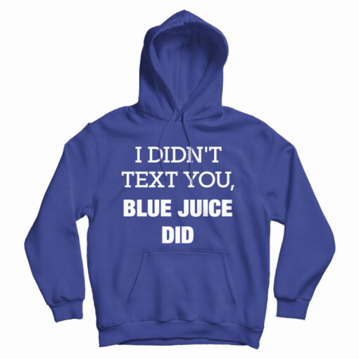 Get It Now I Didn't Text You Blue Juice Did Hoodie For Men's And Women's Get It Now I Didn't Text You Blue Juice Did Hoodie For Men's And Women's