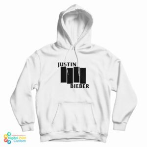 Get It Now Justin Bieber Black Flag Logo Parody Hoodie
