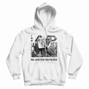 Get It Now Malcolm X No Justice No Peace Hoodie For UNISEX