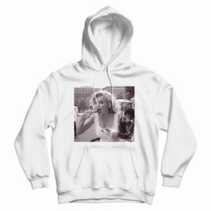 Get It Now Marilyn Monroe Eating The Glick With No Protection Hoodie