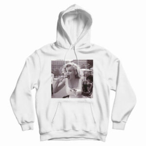 Get It Now Marilyn Monroe Eating The Glick With No Protection Hoodie