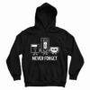 Get It Now Never Forget Nostalgic Floppy Disk Cassette Hoodie