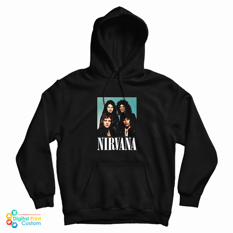 Get It Now Nirvana Queen Parody Hoodi Get It Now Nirvana Queen Parody Hoodi
